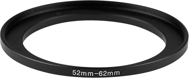 JOYTOLIN 52-62mm Metal Step-Up/Down Ring Adapter Compatible with Mirrorless Cameras DSLR Lens, UV CPL ND Filter Thread Converter, Black - Image 3